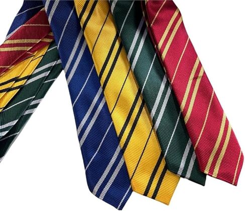 4 Pack Striped Tie Pinstriped Formal Neckties Set Halloween Cosplay Accessories Regular Length Classic Ties in Saudi Arabia