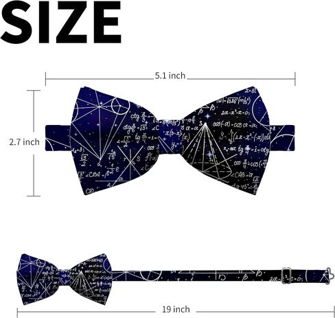 Bowtie for Men, Men Pre-Tie Bow Tie Classic Formal Tuxedo Bowties for Wedding Party in Kuwait