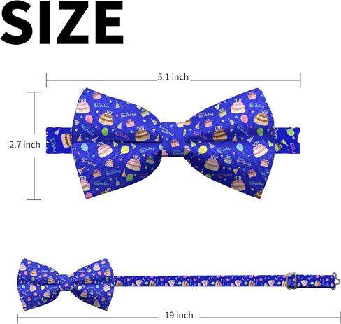 Bowtie for Men, Men Pre-Tie Bow Tie Classic Formal Tuxedo Bowties for Wedding Party in Kuwait