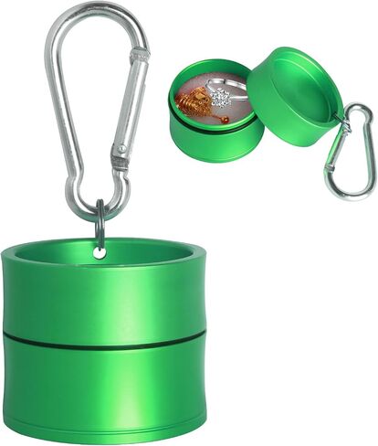 Mini Travel Ring Holder Keychain, Portable Jewelry Holder Keychain with Protective Sponge, Small Necklace Earrings Case for Gym Sports Bag Purse in Saudi Arabia