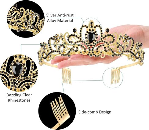 Long Satin Gloves and Crystal Tiara Crown for Bride,1920s Opera Gloves Wedding Accessories Party Decorations in Saudi Arabia