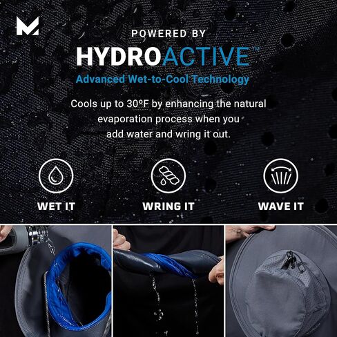 قبعة MISSION Cooling Bucket، Bering Sea Lilac - قبعة واسعة الحواف للجنسين للرجال والنساء - خفيفة الوزن وقابلة للطي ومتينة - تبرد حتى ساعتين - حماية من أشعة الشمس بعامل حماية من أشعة الشمس 50 - يمكن غسلها في الغسالة in Kuwait