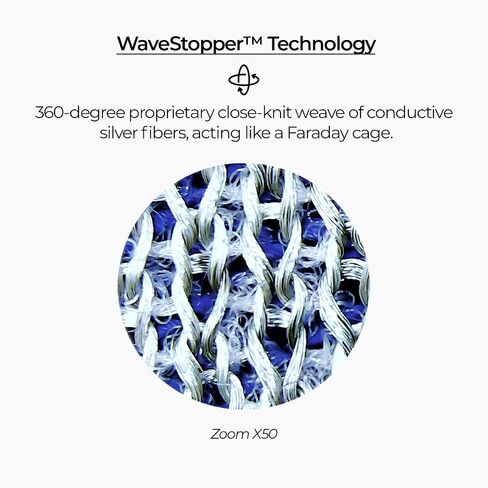 قبعة Lambs المقاومة للمجالات الكهرومغناطيسية - قبعة مزودة بتقنية Wavestopper™ الفضية - أنيقة وعصرية - حماية من المجالات الكهرومغناطيسية تحجب 99% من الإشعاع in Saudi Arabia