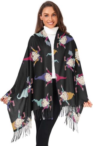 Women's Scarf Shawl Cashmere Feel Scarves Fashion Soft Winter Warm Large Scarf with Tassel in Saudi Arabia