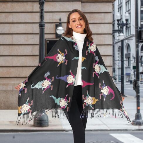Women's Scarf Shawl Cashmere Feel Scarves Fashion Soft Winter Warm Large Scarf with Tassel in Saudi Arabia