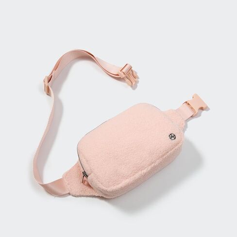 Pander Large 2L Fanny pack Everywhere Fleece Belt Bag for Women and Men with Adjustable strap Belt. (Red) in Kuwait