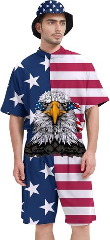 Male Hawaiian Rompers Personalized Graphic Printed Jumpsuit for Men with Bucket Hats in Saudi Arabia