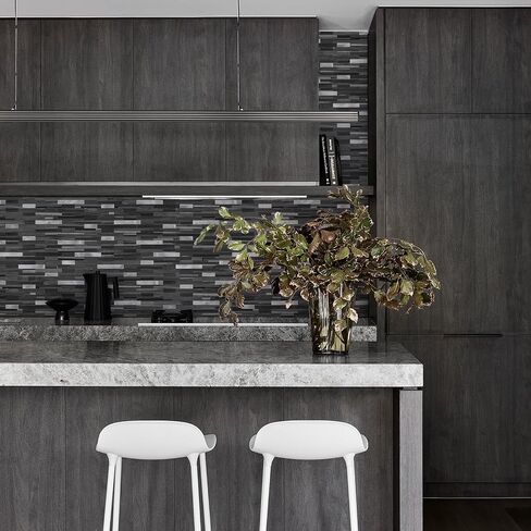 STICKGOO Peel and Stick Backsplash, PVC Wall Tiles Stick on Backsplash for Kitchen(10 Sheets, Beige with Metal Gold) in Kuwait