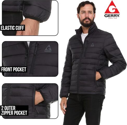 Gerry Packable Puffer Jacket Men, Warm Lightweight Winter Jackets for Men in Kuwait