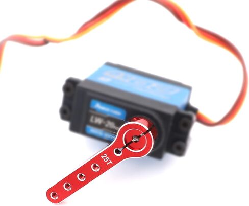 قرن مؤازر 56 مم 25T ذراع مؤازر معدني تمديد قرن مؤازر لطائرات البلسا 30-100CC 1/10 RC الزاحف سيارة قارب Futaba HSP Wltoys محوري SCX10 أجزاء (2 قطعة أسود) in Kuwait