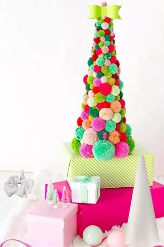 FFchuanhe 20pcs Mixed Size (2-8in) Craft Foam Cones Set for Art and DIY in Kuwait