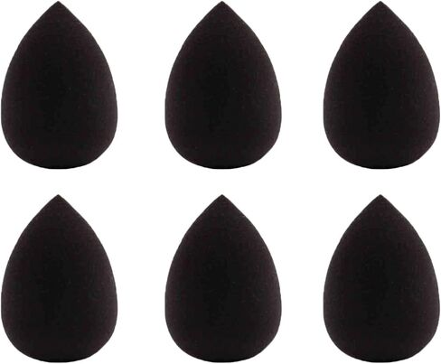 إسفنجة فرك رسم من شيدو، فرك رسم، مدمجة ومحمولة، إسفنجة فرك رسم، أداة رسم (6 قطع سوداء) in Kuwait