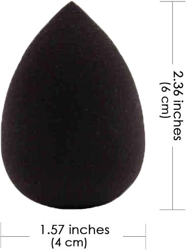 إسفنجة فرك رسم من شيدو، فرك رسم، مدمجة ومحمولة، إسفنجة فرك رسم، أداة رسم (6 قطع سوداء) in Kuwait