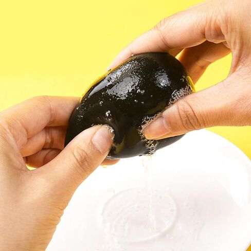 إسفنجة فرك رسم من شيدو، فرك رسم، مدمجة ومحمولة، إسفنجة فرك رسم، أداة رسم (6 قطع سوداء) in Kuwait