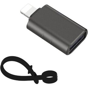 korllo 8 Pin to USB-C PD Adapter for iPhone 15, iPad Pro Air, MacBook, and More Type-C Devices, 2 Pack, 60W Max, iOS to Type C Conveter, 27W/20W/18W/12W, Compatible with CarPlay