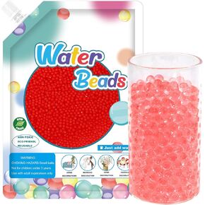 120,000 Clear Water Beads, Transparent Water Gel Beads for Vase Filler, Christmas Decoration, Wedding Centerpiece, Floating Candles, Planting, Floral Decoration