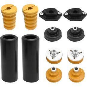 UOIENRT 3526768544 335367673 33506771738 Rear Upper Shock Mount Rear Lower Shock Mount Rear Shock Absorber Bump Stops Kit Replacement for BMW E82 E87 E88 E90 E92