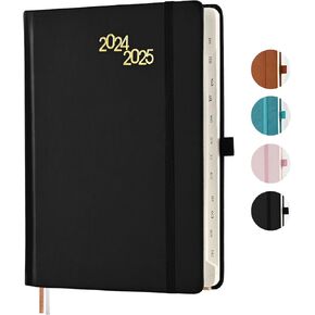 SUIN 2025-Planner, Monthly/Weekly/Dailly Appointment-Book, Medium 6.5'' x 8.5'' Agenda Journals Notebooks (Jan - Dec 2025), Light Pink
