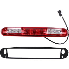 MOTOKU Cargo High Mount Third 3rd Brake Light LED Red and Gasket for Chevrolet Silverado 1500 2500 3500 HD GMC Sierra 1500 2500HD 3500HD 2007-2014