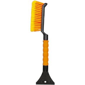 EcoNour 17" Snow Brush & Ice Scraper for Car Windshield | Automotive Snow Brush with Ergonomic Foam Grip | Heavy-Duty Winter Car Accessories | Ideal for Effortless Snow Removal in SUVs and Cars