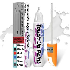 Touch Up Paint for Cars, Car Paint Scratch Repair, Car Scratch Remover Pen, Quick & Easy Solution to Erase Car Scratches 0.4 fl oz (Black)