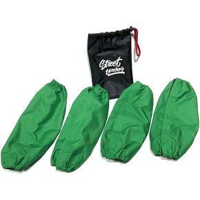 Dust covers for coilovers, shock absorbers, water-repellent 4 pcs, green