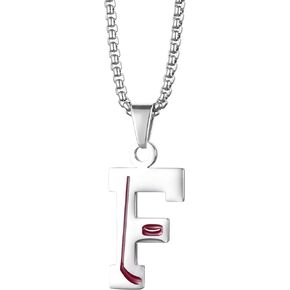 Stainless Steel Hockey Letters Necklace Teammates Graduation Season Team Player Pendant with Chain in Kuwait