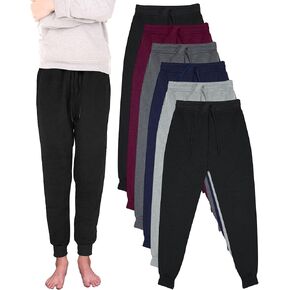 Taiyin 6 Pcs Boys Jogger Sweatpants Youth Fleece Casual Athletic Jogger Pants Kids Basic Sweatpants with Drawstring Pockets