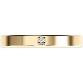 PASCAL 18K Gold Vermeil Eternity Band Diamond Ring