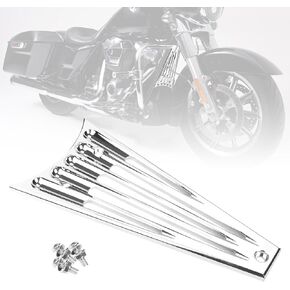 CNC Front Radiator Frame Grill Cover Guard Protector Fit for Harley Electra Glide Road King Street Glide FLHT FLHR FLTR FLHX 2014 2015 2016 Accessories (Black) in Kuwait