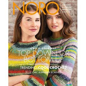 Noro Knitting & Crochet Magazine #24, Spring-Summer 2024, 32 Designs