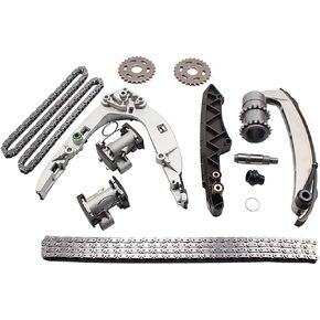 M62 S62 Timing Chain Kit Tensioner VVT Sprocket Fit for BMW Wrk Z8 X5 840Ci 740iL 740i 540i E31 E38 E39 E53 4.4L 4.6L 4.8L 4.9L