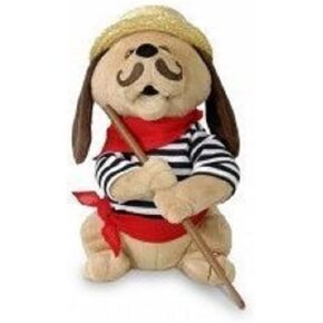 Cuddle Barn - Gondolomio | Romantic Italian Animated Plush Puppy Dog Toy Dancing and Singing Song Ole Sole Mio Valentine's Gift, 12 inches