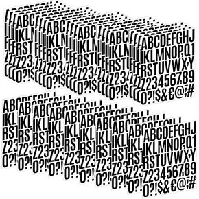 Letter Stickers 30 Sheets 1500 PCS Large Alphabet Sticker 2 Inch Vinyl Self Adhesive Stick on Stickers for Water Bottles Cup Mailbox Number Address Craft Scrapbooking Bulletin Board Decor Multicolor