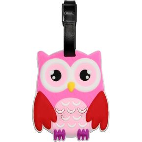 Luggage Tag Cute Funny Silicone ID Luggage Tags for Suitcases Bag Travel Accessories Perfect for Teens Adults
