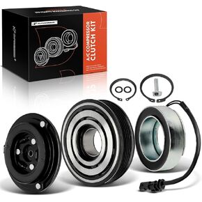 A-Premium Air Conditioner AC Compressor Clutch Kit Compatible with Chevrolet Cruze 2012-2016 1.4L, Cruze Limited 2016 1.4L