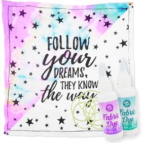 iLY Activity Kings Design Your Own Tie-Dye Bandanas For Girls | Customizable | Acid-Free | (White)