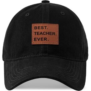 Teacher Gifts Baseball Cap - Teacher Appreciation Gifts for Women Men, Teacher Christmas Valentines Day Gifts Black