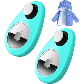 zonsiton Airtag Holder for Dog Collar Airtag Dog Collar Holder 2 Pack Anti-Lost Magnetic Design Airtag Case for Dog Collar Silicone AirTag Holder Easy Installation Fits All Width Collars