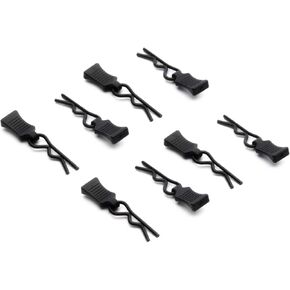 Axial 6mm Body Clip with Tabs (8), AXI250010