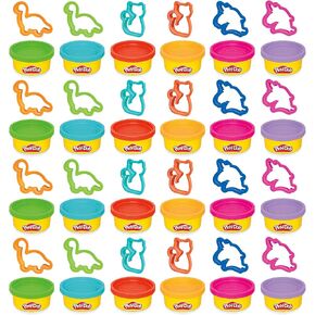 Play-Doh Party Favor Pack, Bulk 24 Pack of Modeling Compound with Cutters, Non-Candy Treat Bag Fillers, Giveaways & Prize Toys for Kids 3 Years & Up (Amazon Exclusive)