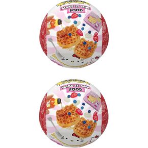 MGA's Miniverse Make It Mini Food Hello Kitty (2 Pack), Mini Collectibles, Sanrio, Mystery Blind Packaging, DIY, Crafts, Resin Play, Replica Food, Novelty, NOT Edible, 8+