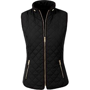 NE PEOPLE Womens Lightweight Quilted Padding Zip Up Vest Gilet(S-3XL) in Kuwait