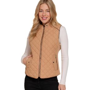NE PEOPLE Womens Lightweight Quilted Padding Zip Up Vest Gilet(S-3XL)