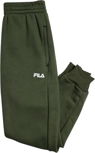 طقم بدلة رياضية للأولاد من Fila - قطعتين سويت شيرت بغطاء للرأس وبنطلون رياضي - مجموعة ملابس رياضية عالية الأداء للأولاد، 8-12 in Saudi Arabia