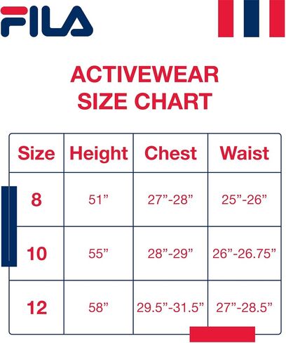 طقم بدلة رياضية للأولاد من Fila - قطعتين سويت شيرت بغطاء للرأس وبنطلون رياضي - مجموعة ملابس رياضية عالية الأداء للأولاد، 8-12 in Saudi Arabia