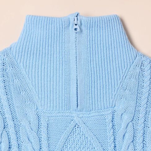 Amazon Essentials Boys and Toddlers' Quarter-Zip Cable-Knit Relaxed-Fit Sweater in Saudi Arabia