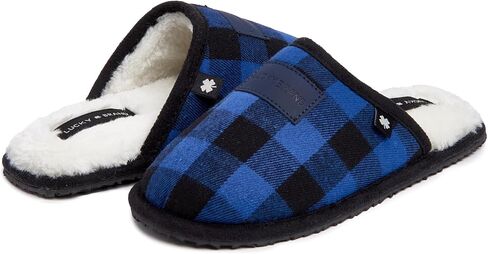 Lucky Brand Boy's Plaid Scuff Slippers in Saudi Arabia