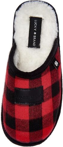 Lucky Brand Boy's Plaid Scuff Slippers in Saudi Arabia