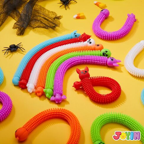 JOYIN 36 قطعة من ألعاب الهالوين القابلة للتمدد، ألعاب تخفيف التوتر الحسي المرنة للأطفال المصابين بالتوحد، التململ، والاسترخاء، هدايا أكياس المكافآت، هدايا حفلات الهالوين، ديكورات الهالوين in Saudi Arabia